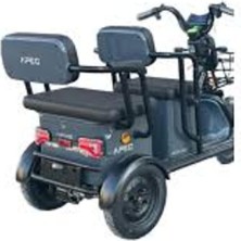 Volta Apec 3 Tekerli Elektrikli Motosiklet Beyaz 250 Kg Taşıma Kapasitesi 2023 Model