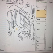 Peugeot Sağ Yan Duvar Sacı Camlı Tek Kapılı Partner  8500.FZ