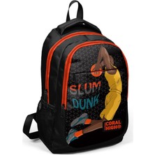 Basketbolcu Siyah Erkek Çocuk Ilkokul Ortaokul Sırt Çantası