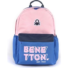 Unisex Çocuk Benetton Çift Bölmeli Ilkokul Sırt Çantası 03844