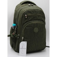 Suya Dayanıklı Çok Kullanışlı Okul Sırt Çantası Unisex Modern Günlük Sırt Çantası 1800 Haki