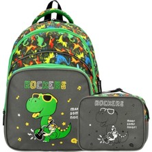 Dinazor Ilk Okul Çanta Dayanıklı Ortopedik Öğrenci Çocuk Sırt Çantası