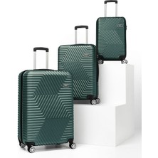 G&d Polo Suitcase Abs 3'lü Lüx Valiz Seyahat Seti