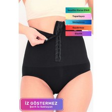 Premium Toparlayıcı Vücut Şekillendirici Kaymaz Ağraflı Yüksek Bel Slip Korse