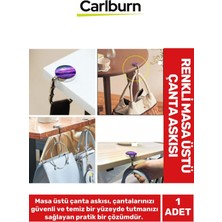 Özel Üretim Yüzeye Zarar Vermeyen Şık Pratik Kafe Ofis Ev Renkli Masa Üstü Poşet Mont Çanta Askısı