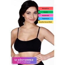 Yeni Sezon Toparlayıcı Nefes Alabilen Kumaş Zarif Iç Göstermeyen Ince Askılı Sporcu Kadın Bustiyer