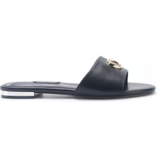 Nine West Majorı  5fx Siyah Kadın Düz Terlik