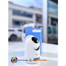 X60 Wi-Fi 360 Derece 3mp Bebek/ofis/ev Kamerası