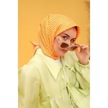 Silk Home Tivil Ipek Eşarp IST11438-37 Turuncu-Somon