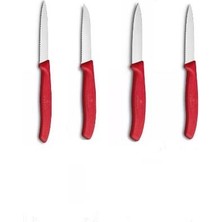Victorinox Swissclassic 8cm Düz ve Tırtıklı Soyma Bıçak Seti
