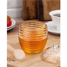 Madame Coco Lorenzo Kaşıklı Cam Bal Kavanozu - 240ml