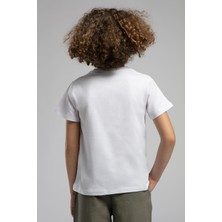 Lee Cooper Cardiff Erkek Çocuk T-Shirt Beyaz