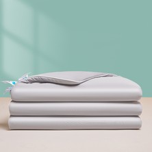 Out Yuy Serinletici Yaz Yorganı 1 Adet Yumuşak Nefes Alabilen Hafif 150*200CM Açık Gri (Yurt Dışından)