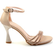 Bambi Bej  Kadın Abiye Ayakkabı K01953000938