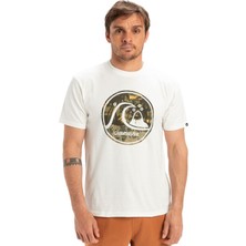 Quiksilver Evo Bubble Wrapped Erkek Beyaz Tişört