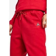 Nike Jordan Brooklyn Fleece Jogger Erkek Kırmızı Eşofman Altı