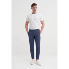 Jogger Dokuma Pantolon Düz Paça Cepli