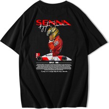 Brz Collection  Oversize Ayrton Senna T-Shirt