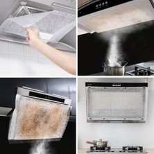 Aots® 2li Yağ Emici Duman Önleyici Pratik Mutfak Davlumbaz Koruyucu Dayanıklı Yedek Filtre 45X90CM