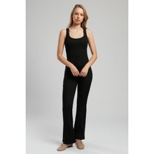 Raina Kadın O Yaka Atlet Siyah