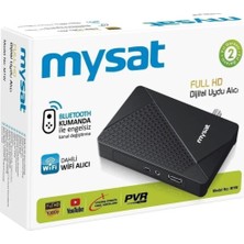 Mysat M1-W Youtube, Wifi Full Hd + Bluetooth Kumanda Dijital Uydu Alıcı