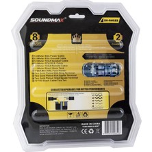 Soundmax 8ga SX-AWG83 Set Kablo