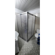 Giray Duşakabin  80CM x 120 cm Parlak Profilköşedengirişli Mika Nduşakabin