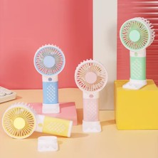 Firsatazon Sevimli Mini El Fanı: Taşınabilir ve Şarj Edilebilir