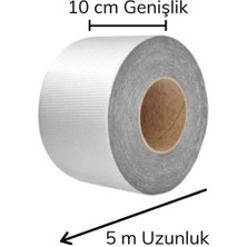 Çetiner Group Yüksek Sıcaklık Dayanan Su Geçirmez Çatı Boru Duvar Çatlak Yapışkan Bant Folyo 5 mt x 10 cm