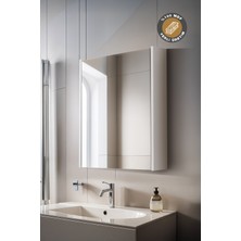 Martha Life Aynalı Banyo Dolabı – Raflı Lavabo Üstü, Modern Tasarım 55X60