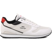 Slazenger Beyaz Fileli Hafif Hava Alabilen Erkek Spor Ayakkabı Invicible M