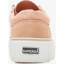 3041 Revolley Colorblock Platform Kadın Pembe-Beyaz Platform Sneaker