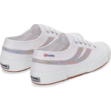 2953 Swallow Tail Lame Kadın Beyaz Bileksiz Sneaker
