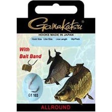 Gamakatsu BKS-G1-103 0.18 mm 40 cm Misinalı Iğne No:10  Yem Tutuculu 6 Adet