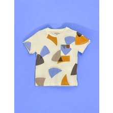 Zekids Erkek Çocuk Cepli Renkli Baskılı T-Shirt