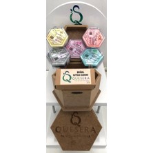 Quesera Doğal El Yapımı (Katran, Jojoba, Ginkgo Biloba, Orkide, Argan, Aloe Vera Sabunu) + Ahşap Kutu