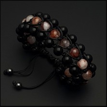 Doğal Taş Bileklik, Ateş Kuvars ve Oniks Taşı Bileklik, Erkek Bileklik, Kadın Bileklik