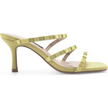 Nine West Vıra 3fx Sarı Kadın Topuklu Terlik