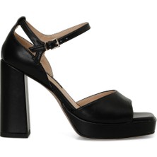 Nine West Belr2 4fx Siyah Kadın Topuklu Sandalet