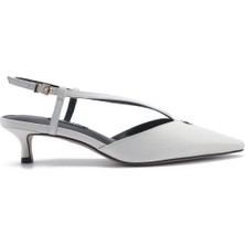 Nine West ORVA2 5FX Beyaz Kadın Topuklu Ayakkabı