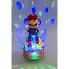 UDATOYS Danscı Süper Mario Müzikli Işıklı Dans Eden Hareketli Maryo Oyuncak 21 cm