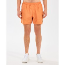 Skechers M 5 Inch Allover Print Swimshort Erkek Turuncu Deniz Şortu S2510008-700