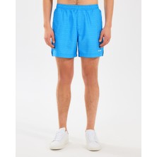 Skechers M 5 Inch Allover Print Swimshort Erkek Mavi Deniz Şortu S2510008-400