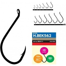 Hayabusa Hbek 562 No:3-0 Black Nikel Delikli Octopus Sinarit Iğnesi 5 Adet