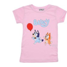 Kız Çocuk T-Shirt Bluey Baskılı