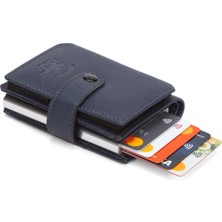 Erkek Akordiyon Mekanizmalı Kartlık ve Cüzdan NEWPOLO318 - Bordo