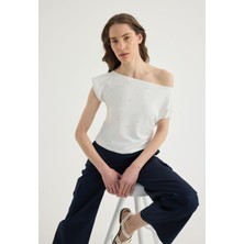 Büzgülü Crop Tshirt