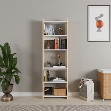 Rozbo Modern Kitaplık 160 x 45 x 22  cm