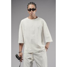 Oversize Kalıp Keten Alt Üst Takım