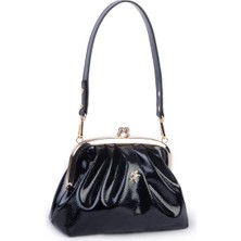 Nas Bag Klipsli, Burslu, Yumuşak Dokulu, Kadın Çanta